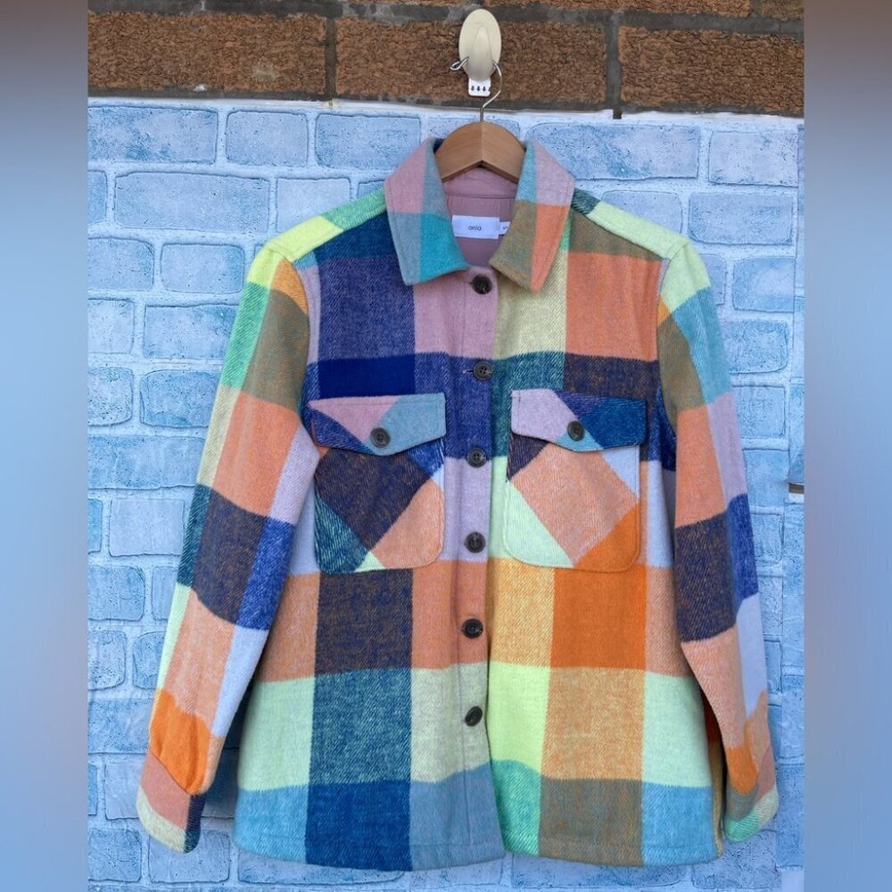 Onia multi color shacket size small